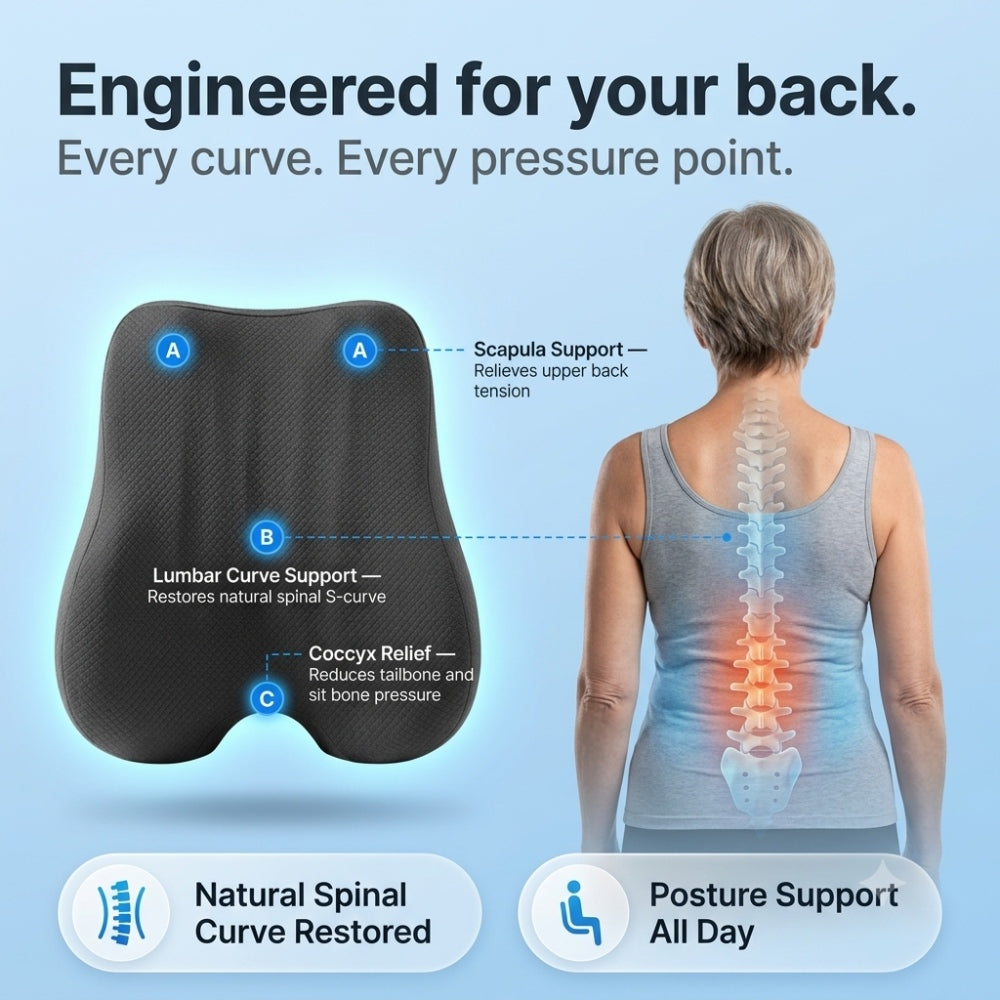 AirGrid Premium Lumbar Pillow